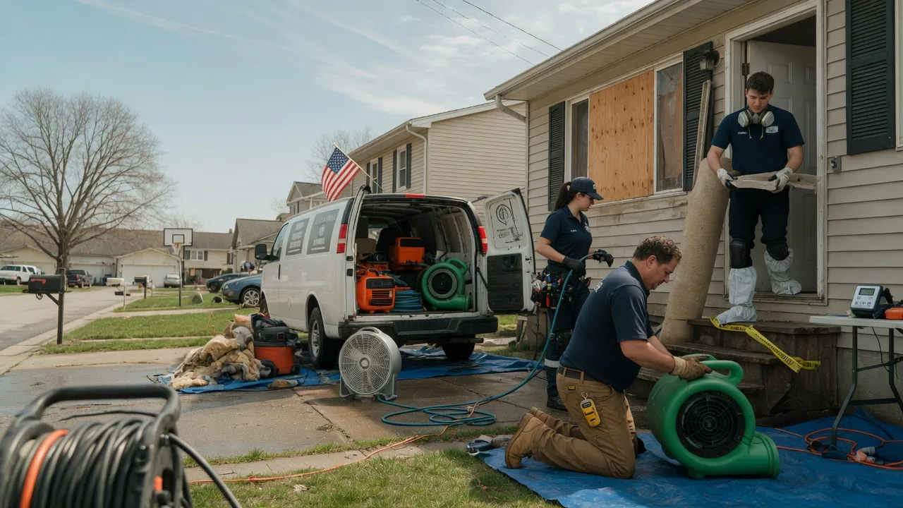Water Damage Restoration in Newtown, IN near me